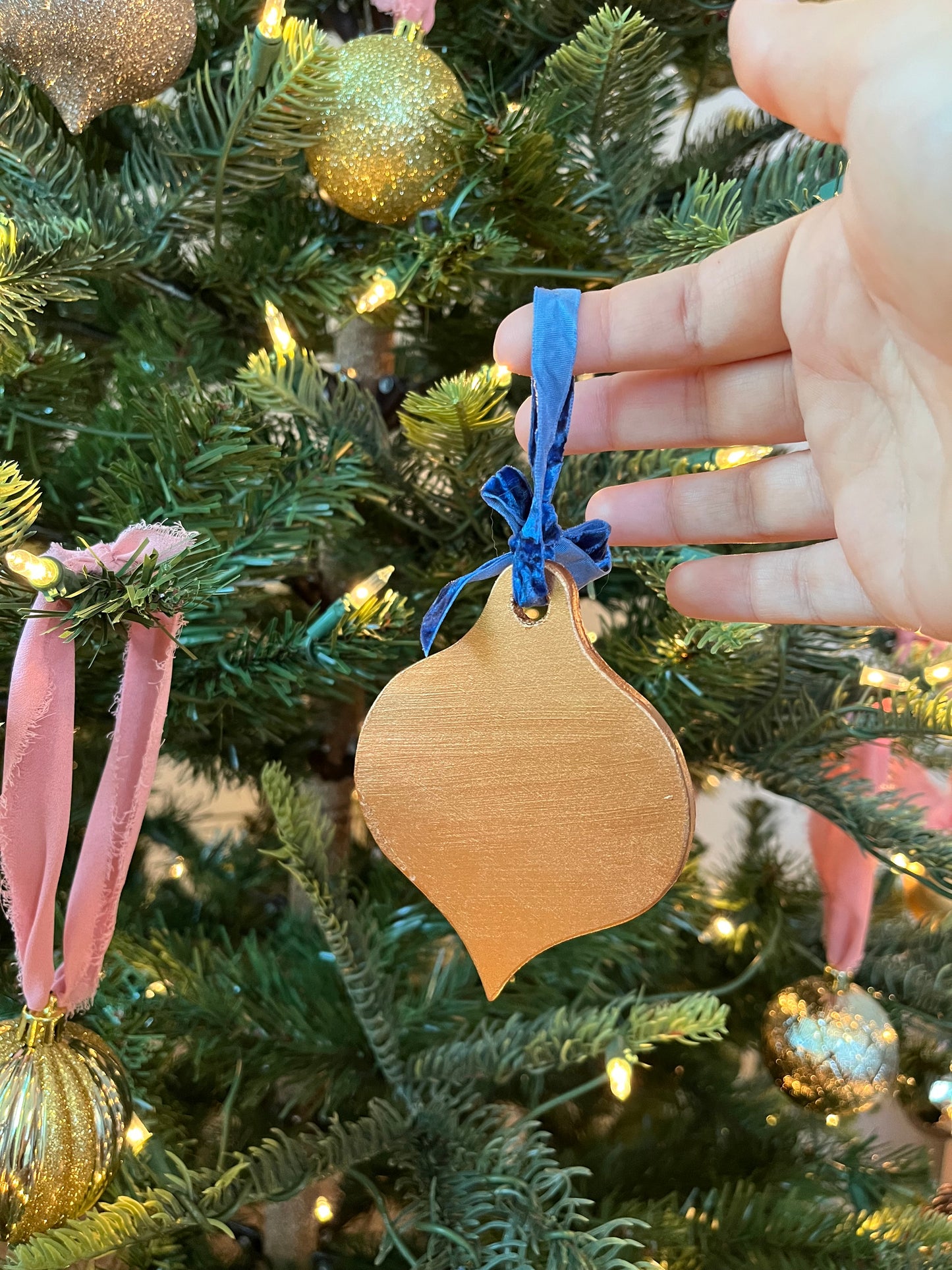 Bauble Shaped Hand-painted Ornament